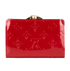 Louis Vuitton Pomme D'Amour French Wallet, &pound;220, Accessories, Red, Patent Leather, Back view
